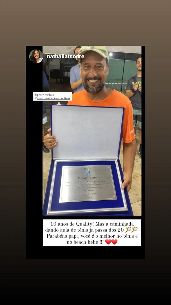 Dezembro / 2023 - Homenagem de 10 anos de parceria Quality / EasyTênis
